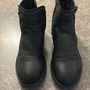Black booties size 10